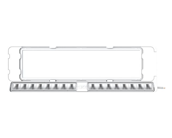 LED bar OZZ DLP1 kaheosaline valge