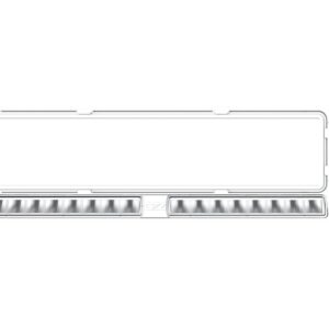LED bar OZZ DLP1 kaheosaline valge