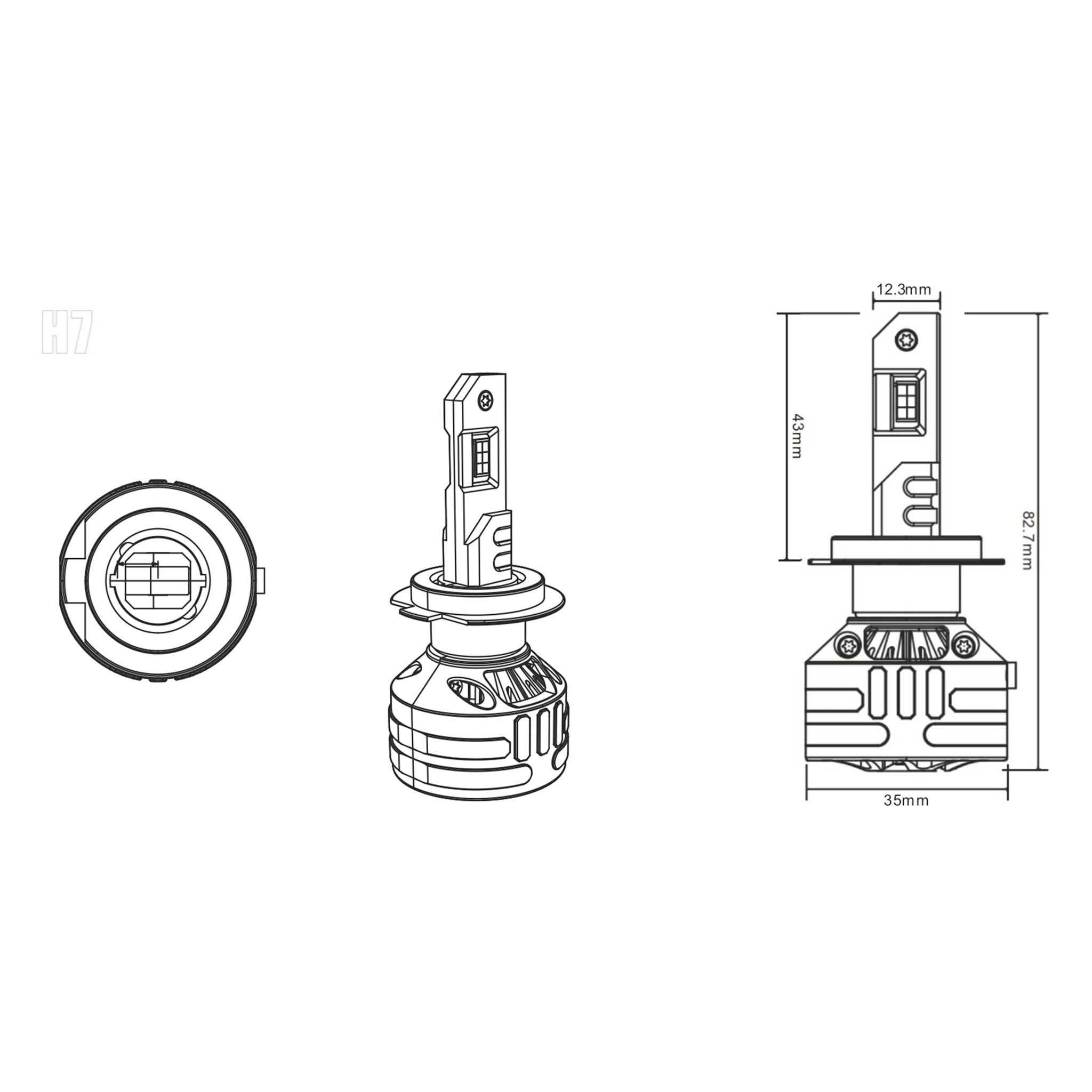 LED-pirnid Purelux Blaze H7