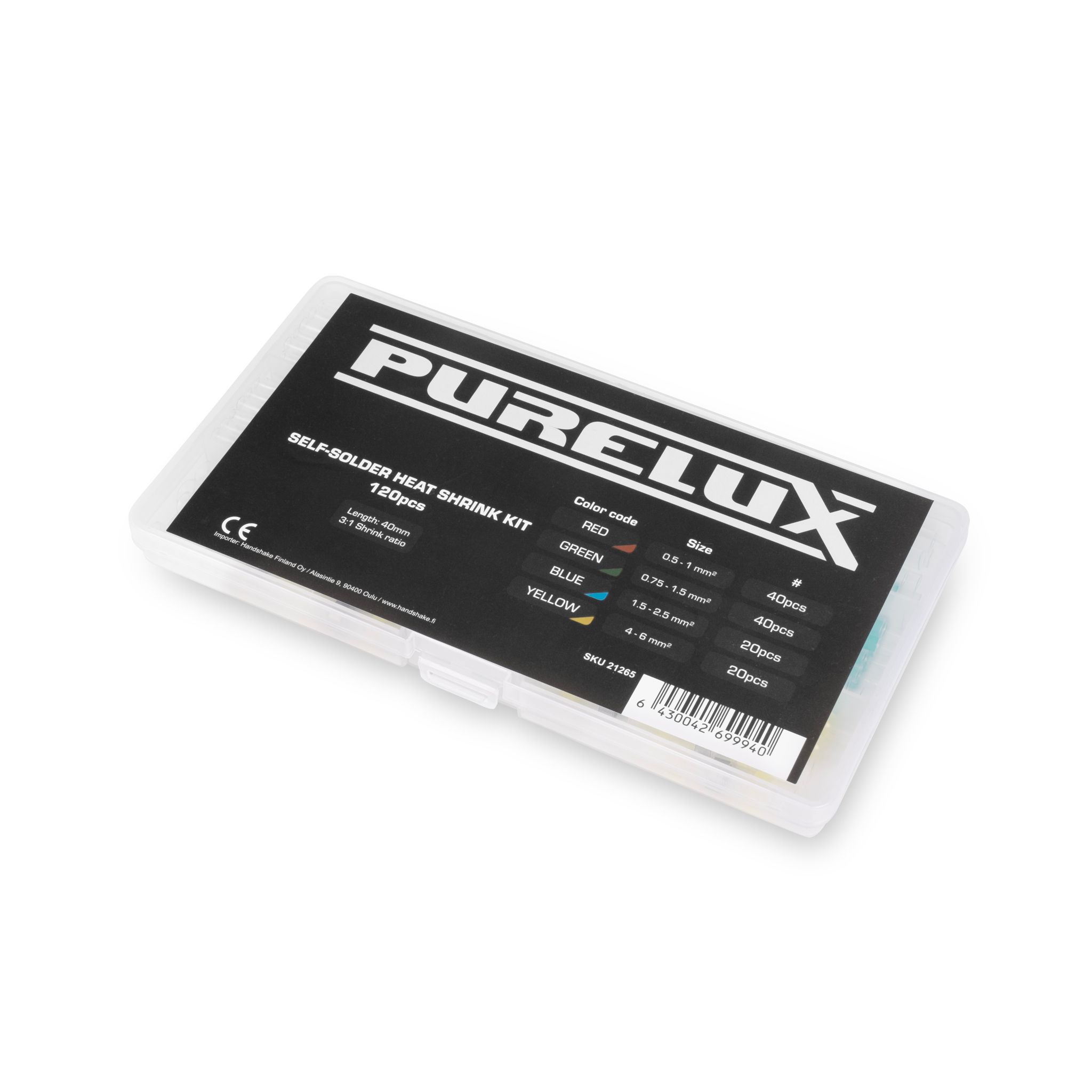 Jootemuhvide komplekt Purelux Self-Solder Heat Shrink Kit Tin