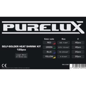 Jootemuhvide komplekt Purelux Self-Solder Heat Shrink Kit Tin