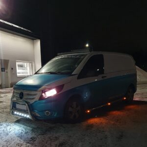 Ääretuli Purelux Side Marker Dark – 12–24 V / 79 mm
