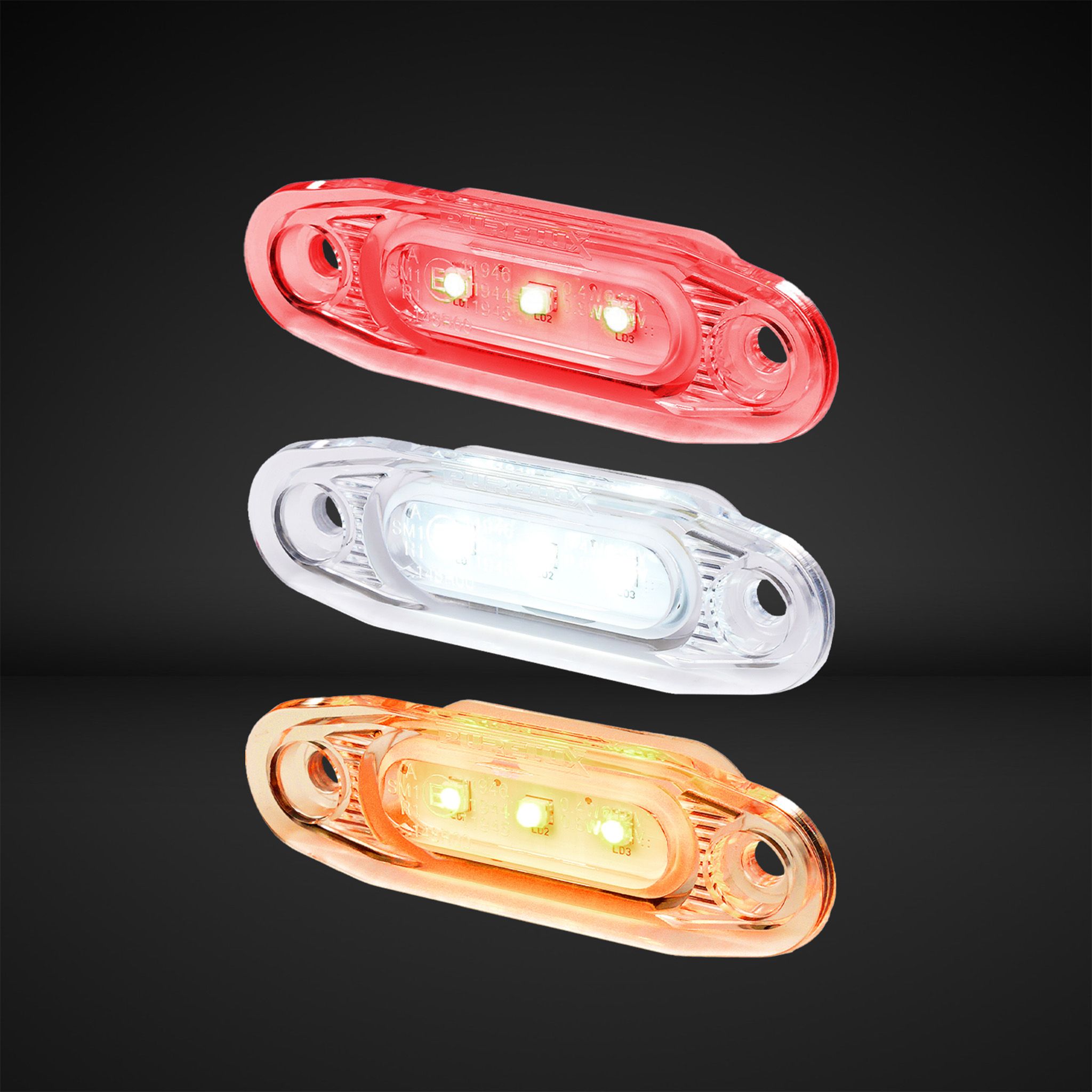 Ääretuli Purelux Side Marker – 12–24 V / 79 mm