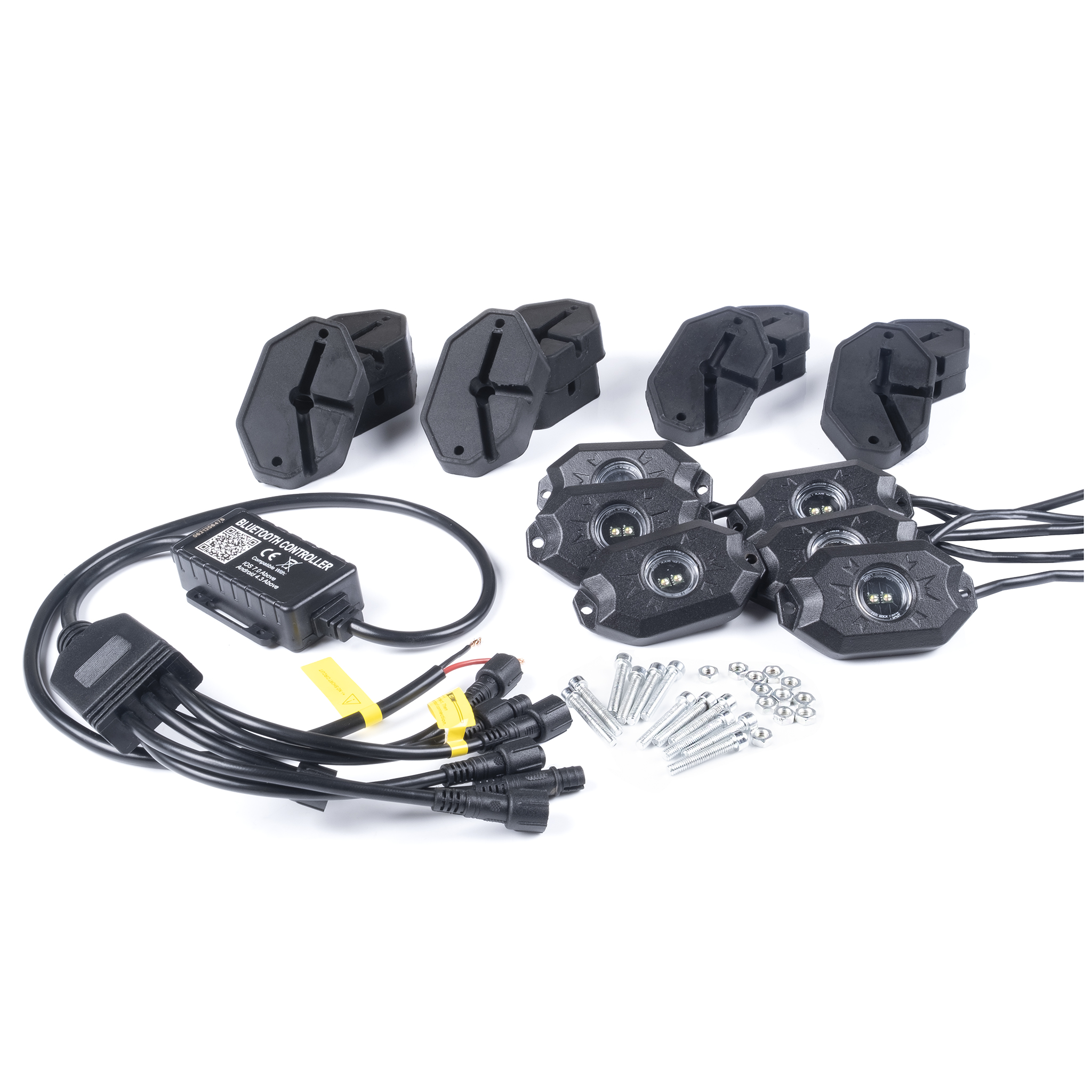 Lisatulede komplekt Purelux Underglow RGBW – 12–24 V / 6 valgustit